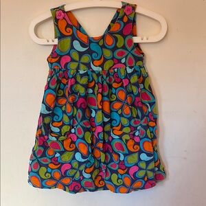 Colorful Paisley Toddler Dress